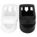 Pulsoximeter finger tip shell fingertips pulse cover oximeter-silicone shell portable silicone-finger tip pulse knife for trip home (black and white)