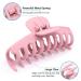 JSY Large Hair Claw Clips for Thick & Thin Hair - 90's Fashion Styling Accessory (4 Packs) - Black, Olive Green, Light Salmon Pink - Buy Online on GoSupps.com