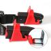 Amacoam Car Seats Fastening Set - Universal Isofix Connector Aids | 4-Piece Red Anchor Kit for Secure Seat Installation - Buy Online on GoSupps.com