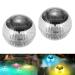 Yangun solar floating pool light 2 pieces LED pool lighting solar floating pool lighting pool lights underwater solar with 7 color change waterproof pond lighting for pool garden decoration