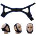 Jopwkuin Breathable Chin Strap - Special Triangular Design for Snoring Prevention (Black Blue Border) - Buy Online on GoSupps.com