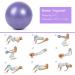 Lixada 5Pcs Yoga Equipment Set with Yoga Ball, Blocks, Stretching Strap for Exercise - Purple - Buy Online on GoSupps.com