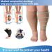 PSOWQ Compression Stockings for Men & Women - 20-30 mmHg Varicose Veins Relief Edema Support Open Toe Design Ideal for Pregnancy & Improved Blood Circulation - Buy Online on GoSupps.com