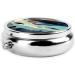 UFO Landing Portable Metal Pill Box | Round 3-Compartment Design | Ideal for Travel & Small Pills - Buy Online on GoSupps.com