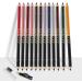 CANIGHT 12pcs Lip Liner Eyeliner Lip Liner Pencil Eye Makeup Pen Black Waterproof Eyeliner Plastic - Buy Online on GoSupps.com