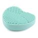 Soft Makeup Brush Cleaner Pad - Silicone Heart-Shape Scrubber | Mint Green - Shop Internationally - Buy Online on GoSupps.com