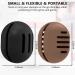Fauxomor Makeup Sponge Storage - 2-Pack Breathable Silicone Beauty Blender Travel Bag for All Sizes - Sustainable Portable Cosmetic Tool Black & Coffee - Buy Online on GoSupps.com