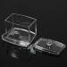 Agatige Plastic Qtip Holder Clear Cotton Swab Holder with Lid for Qtips Cotton Swabs