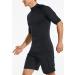 TSLA Men's Rash Guard Swim Shirt | UPF 50+ UV Protection | Quick Dry | Black Medium - Buy Online on GoSupps.com