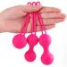 Pelvic Floor Training Balls Pelvic Floor Muscle Trainer for Firming and Strengthening Bladder Control (Pink) 3suoyinqiupin
