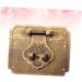 CHILDWEET Menorah Box Decorative Cabinet Decked Pure Copper Latch Pirate Vintage Hardware Cleat Lock Old Fashioned Retro Decor 6.5*5.2cm As Shown - Buy Online on GoSupps.com
