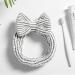 Gangel Bow-Knot Noble Charcoal Fibre Headband - Soft Coral Fleece Hairwrap for Women and Girls - Buy Online on GoSupps.com