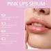 Pink Lip Plumping Serum and Repairing Oil Overnight treatment nourishing moisturizing balm for dry and dark lips brightening to reduce discoloration and improve elasticity non-sticky (5) - Buy Online on GoSupps.com