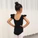 HIPPOSEUS Girls Long & Short Sleeve Leotard for Gymnastics, Dance, Ballet - Black, Size 8-9 Years - Buy Online on GoSupps.com