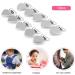10pc Metal Heart Suspender Clips - DIY Pacifier Clips & Bib Holders | Perfect for Toys & Baby Essentials - Buy Online on GoSupps.com