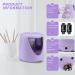 Electric Pencil Sharpener - AZLNRMU Cute Design Pencil Sharpener with Pencil Saver Suitable for Colored Pencils(6-8.5mm)  Blade to Fast Sharpen  Gift for Students/Primary School/Office (Purple) - Buy Online on GoSupps.com