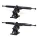ANTWHEEL Sidewinder II Longboard/Skateboard/surf Skateboard Black Skateboard Double Kingpin Trucks 7" Hanger 9.72" Axle  (Set of 2) Free Hardware 9.3" Hanger 12" Axle