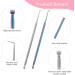 2 in 1 Lash Lift Tool 2 Pieces Stainless Steel Lash Lift and Tint Kit Professional Lash Lift Supplies Metal Lash Lift Rods Eyelash Separator Tool with Separating Comb Silver & Dazzle - Buy Online on GoSupps.com