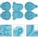 Halloween Witch Hat Resin Molds 6Pcs with Gauze Rose - Masquerade Costume Accessory & Handmade Earrings - Buy Online on GoSupps.com