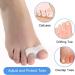 Bunion Corrector Toe Separators - Pack of 10 with 2 Loops, Big Toe Spacer for Bunion Relief and Toe Alignment - White - Buy Online on GoSupps.com