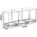 Tasybox Clear Acrylic Makeup Brush Holder Organizer - 3 Slot Cosmetic Brushes Storage Display Case - Buy Online on GoSupps.com
