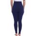 Amorbella Maternity Leggings Navy Blue - Over Bump Cotton Soft Pants for Yoga & Pajamas | Size Large - Buy Online on GoSupps.com
