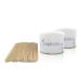 2 Wax depilatory pot green chlorophyll 400 ml + 20 spatulas free offers discovery