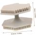 MAGICLULU beard brush face cleansing brush facial cleansing brush cleaning brush Scrubber cleansing brush double head double sided Silica gel face face washer brush 6.50X6.50X4.00CM Grey - Buy Online on GoSupps.com
