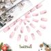 Vatocu Christmas Short Red Press on False Nails - Snowflake & Snowman Design (24pcs) - Buy Online on GoSupps.com