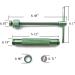 HEVERP Stainless Steel Clay Extruder Sugar Paste Extruder Cake Fondant Decorating Tool Set - Buy Online on GoSupps.com
