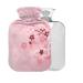 Cherry Bloosm Spring BAP Free Hot Water Bottle with Cover 2L Hot Water Bag for Pain Relief and Cramps