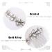Unicra Wedding Crystal Hair Combs | Bridal Headpiece & Hair Accessories for Brides (Silver) Shop Now! - Buy Online on GoSupps.com