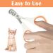 QttvbTna Pet Nail Clipper Cat and Small Animals Claw Scissors with Positioning Hole Pet Nail Trimmers Nail Scissors Pet Nail Grooming Clipper for Cat Tiny Dog Rabbits Birds and Other Small Animals - Buy Online on GoSupps.com