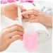 SKISUNO Nail Polish Remover Dispenser Push down Gel Nail Polish Nail Gel Polish Nail Polish Remover Dispenser Pump Mini Water Dispenser Travel Cotton Ball Plastic Bottle Pink 6x5x13cm Pink - Buy Online on GoSupps.com