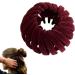 Magic Hair Clips Bird Nest Velvet Magic Hair Clip Convenient Styling Accessories for Long Short Curly Straight Hair Anti-slip Hair Supplies for Work Study Makeup Facial Washing home Wine Red - Buy Online on GoSupps.com