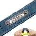 Didog Personalized Leather Dog Collar - Soft Padded Engraved Name Tag D-Ring for Small & Medium Dogs Custom Blue (M: 27-33 cm) - Buy Online on GoSupps.com