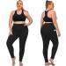 3 Pack XX-Large Plus Size Leggings with Pockets for Women - High Waist Tummy Control, Workout Yoga Pants in Black - NEW YOUNG - Buy Online on GoSupps.com