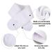 Shop 2-Piece Adjustable Hair Band Set - Spa & Makeup Headbands for Sports Yoga & More | Velcro Fastener | White - Buy Online on GoSupps.com
