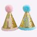 Party Hat Dog Puppy Party Cat Costume Sequins Hat Headwear Accessory Birthday Party Pet Supplies (Blue 2years) - Buy Online on GoSupps.com