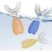 Suicra U-Shaped Silicone Toothbrush - Blue Dental Oral Care Tool for Effective Teeth Cleaning - Buy Online on GoSupps.com