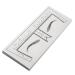 50pcs Disposable Eyebrow Ruler Stencils with Eyebrow Shape for Microblading Permanent makeup Tattoo Eyebrow design Eyebrow Mapping Ruler (Model B-50pcs) 50 Count (Pack of 1) Model B