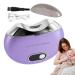 Fingernail Trimmer Electric | Safety Fingernail Nail Clipper Nail Scraps Storage Clipper Rechargeable LCD Digital Display Clipper Light & 3 Speeds for Children Seniors Purple
