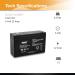 Casil 6V 12Ah Replacement Battery for Lithonia ELB0612 - High-Quality Long-Lasting Power | International Shipping Available - Buy Online on GoSupps.com