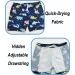 UV Protection Swim Shirt & Shorts for Children 2-10 Years | UPF 50+ Boys Swimwear - White Shark - Buy Online on GoSupps.com