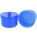 Dr. Bauer's Blue Cleaning Bath Container with Rinse Aid Insert | Ideal for Dentures & Braces - Buy Online on GoSupps.com