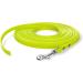 10m towline dog leash 1 carabiner neon yellow extra narrow dirt and water repellent 10m for small dogs neon yellow
