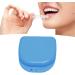 Verdant Touch Sky Blue Denture Case - Portable Dustproof Storage Box for Artificial Teeth | International Shipping Available - Buy Online on GoSupps.com