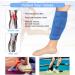 Calf Brace for Shin Splints | Adjustable Compression Wrap for Pain Relief | Men & Women | Blue - Buy Online on GoSupps.com