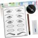 Beatifufu Practice Skin Kit Kit Skin End Single Pen Eyebrow Mouth Microblading Semi-permanent Eye Practice and White - Buy Online on GoSupps.com