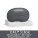 Peach Infused Activated Charcoal Detox Bar Soap | Cedarwood Patchouli Scent | Vegan | 4oz - Buy Online on GoSupps.com